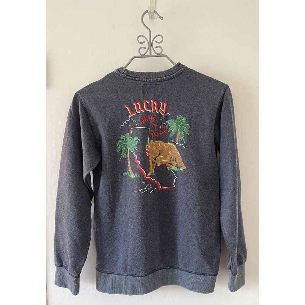 LUCKY BRAND Stay Cool/California State Of Mind Sweatshirt - Sz Large